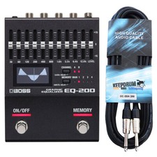 Boss EQ-200 graphischer Equalizer + Kabel 3m