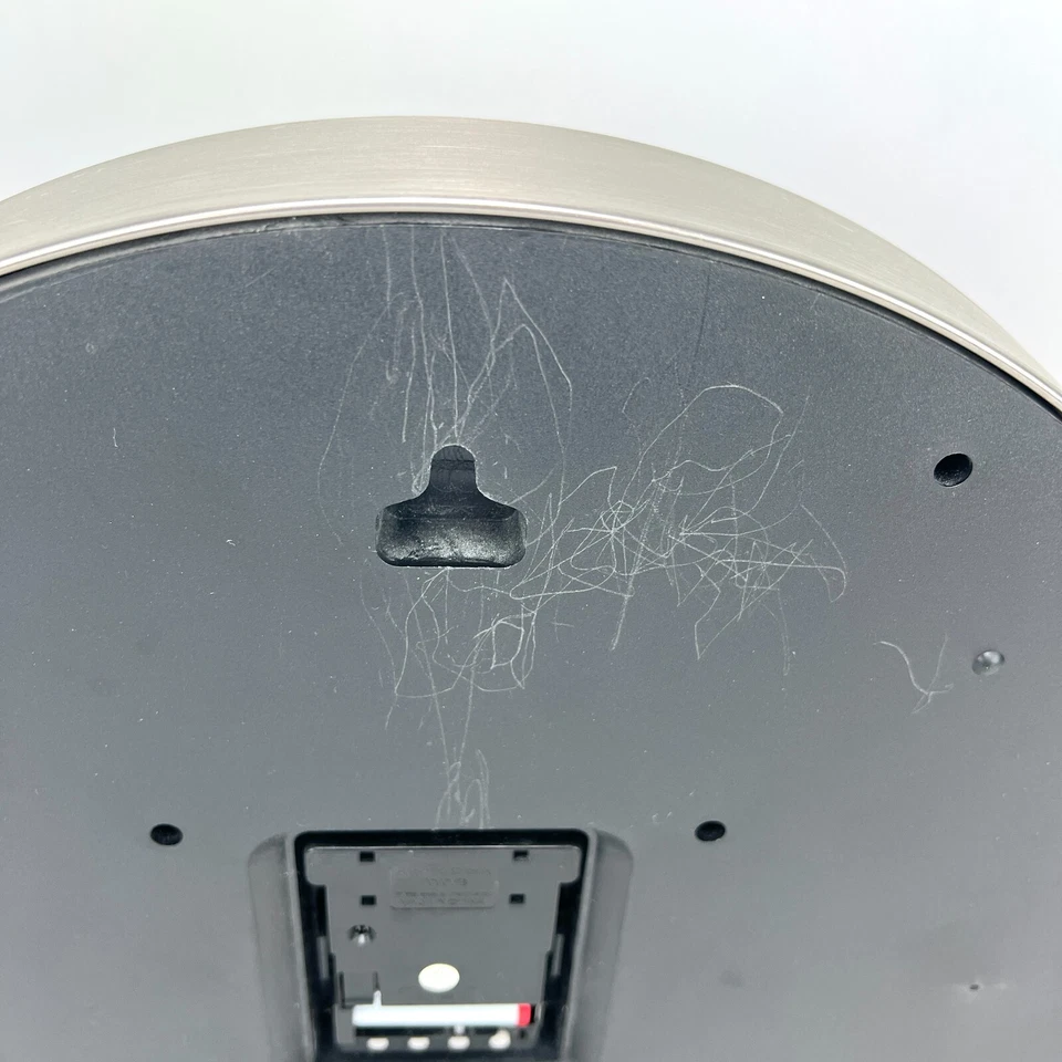 La Crosse Technology WT-3161 Black & Stainless Wall Clock 16" Battery Powered - Image 4 of 4