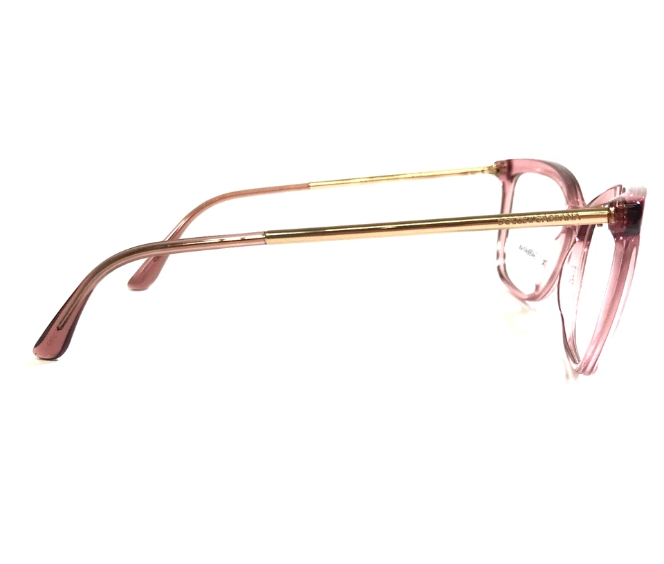 Monturas de gafas Dolce & Gabbana DG3286 3148 transparente oro rosa 54-17-140 Foto 3 de 4