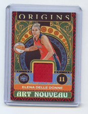 2023 Panini Origins WNBA ELENA DELLE DONNE ART NOUVEAU JERSEY RELIC RED #10/49