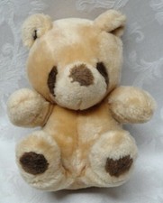 Teddy Bear 8" Vintage Tan Brown Korea Plush Stuffed Collectible Rare Soft Cuddly