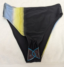 TOPSHOP sz 10 high waist multicolor bikini bottoms 3235