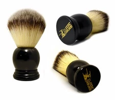 Synthetic Barber Salon Shaving Brush Wood Black Handle by Classic Samurai