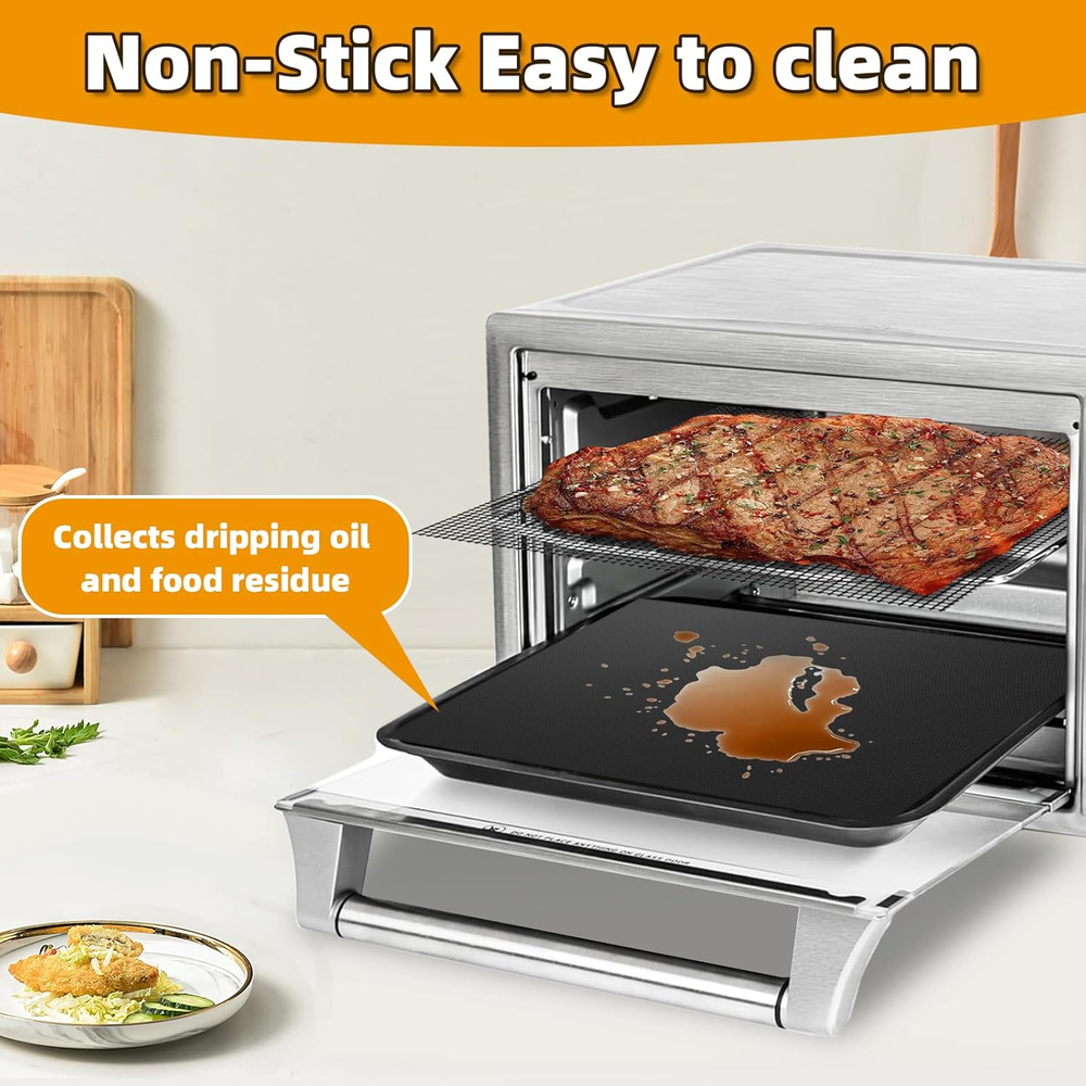 Air Fryer Liners Reusable Compatible with Breville Smart Oven Pro BOV900BSS