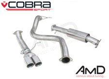 Fiesta ST180 Cat Back Exhaust System Cobra VENOM 3 VERY LOUD FD77