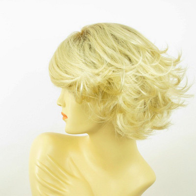 Perruque Courte Femme - Blond Doré Très Clair - Réf. Louise Ys - Synthétique - Neuf Avec étiquettes