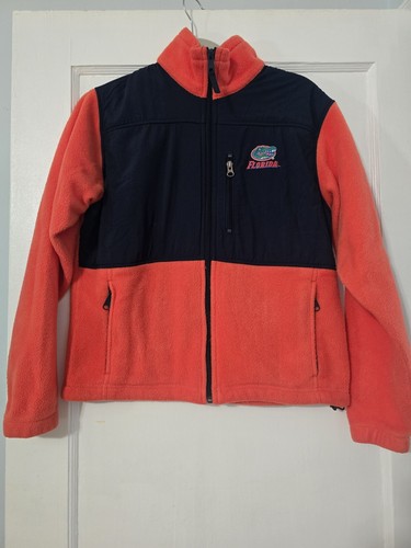 Columbia Womens Florida Gators Fleece Jacket Full Zip LS Med Orange