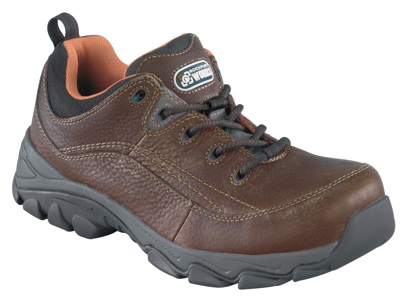 Rockport Men's Brown Composite Toe Work Shoe RK6100 | eBay