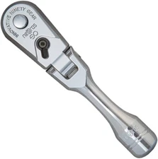 KTC KYOTO Tool Nepros 6.3sq. 90 Gear Short Flex Ratchet Handle 1/4" NBR290FS