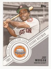 2014 Topps Baseball Astros Joe Morgan All Rookie Cup Team Insert Card #RCT-3. rookie card picture