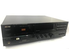 AKAI GX-65 Stereo Cassette Deck 3 Head Vintage 1990 Refurbished Work Good Look