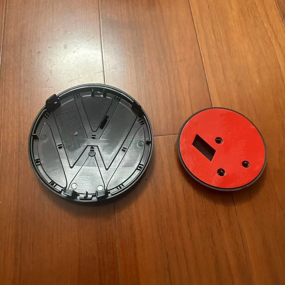 New Glossy Black Front and Rear Badge Emblem 2016-2017 VW Passat 2015-2016 Jetta Foto 4 de 4