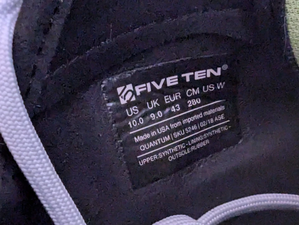 Tênis de escalada Adidas Five Ten Quantum azul royal masculino EUA 10 UE 43 novo com caixa - Imagem 4 de 4