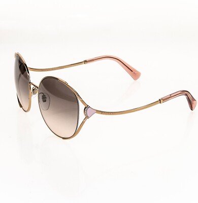 BVLGARI DIVA DREAM FAN BV6181B Rose Gold Pink Metal Fan Oversized