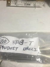 100 Piece LOT Panduit HBN3-T Harness Board Standard 3” NAIL Nickel Plated Steel