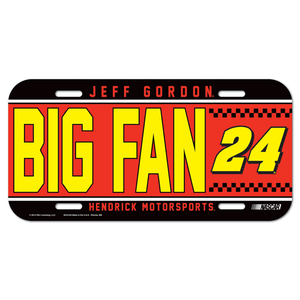 NEW-NASCAR-Jeff-Gordon-24-LICENSE-PLATE