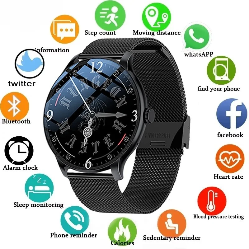 2026 Smart Watch For Men/Women, Waterproof Smartwatch Bluetooth iPhone Samsung