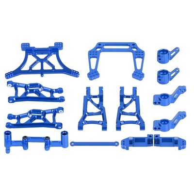 Blue Full Set RC Car Upgrade Parts For Traxxas Slash 2WD/Stampede/Rustler 1/10