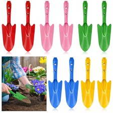 10 Pack Colorful Metal Hand Shovels, Garden Trowel Set Small Gardening Hand T...