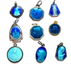 2605/7       OLD  9  MEDAL RELIGIOUS  enamel (6)