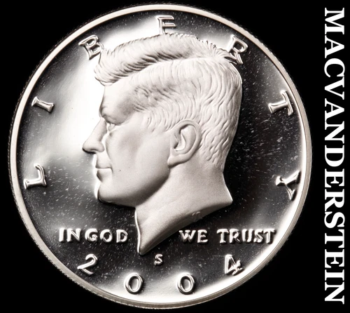2004-S Silver Kennedy Half Dollar - Choice Gem Proof  Lustrous  #i7676