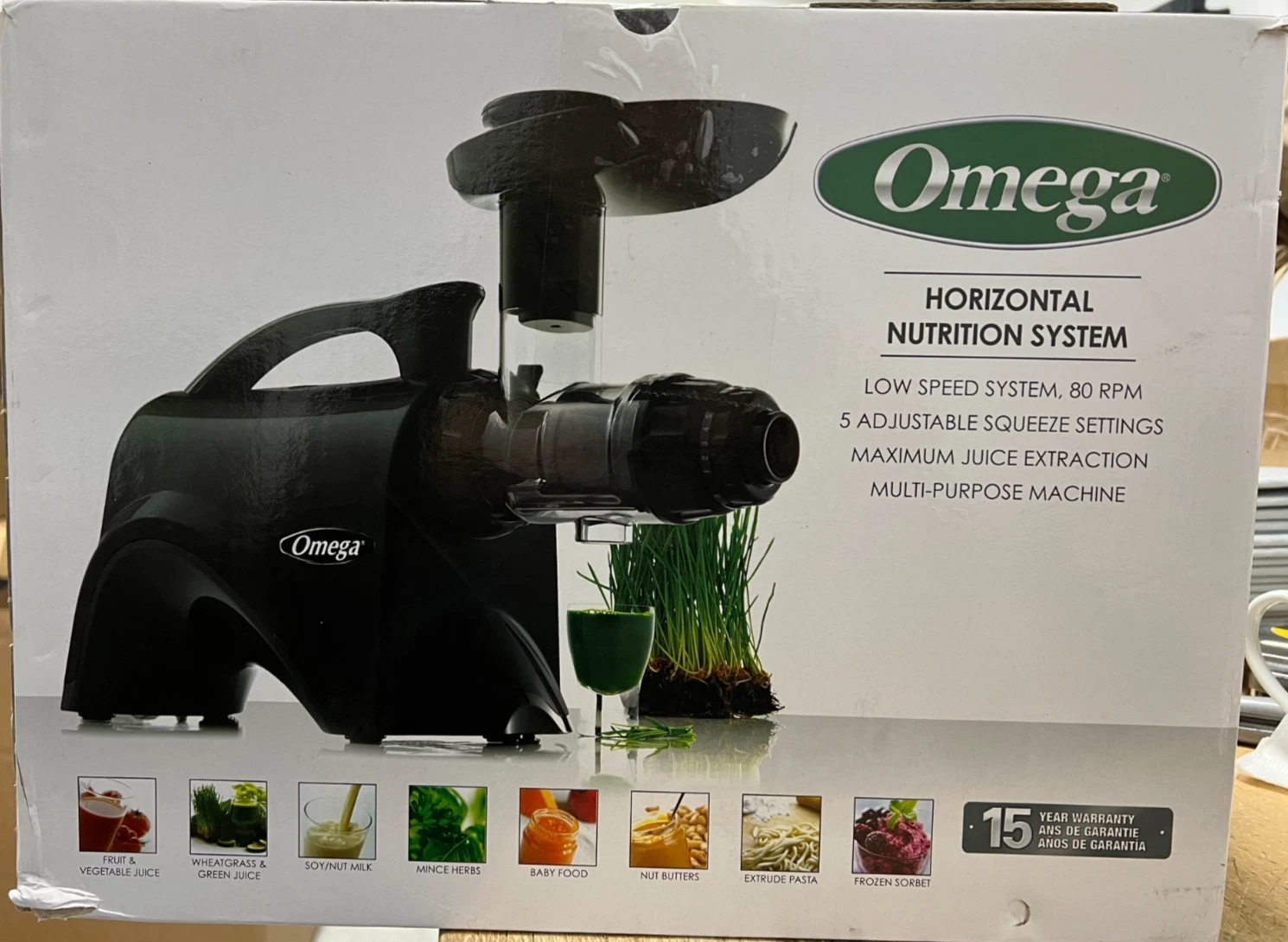 Omega Juicer NC900HBK19 Juice Extractor and Nutrition System
Opens in a new window or tab
