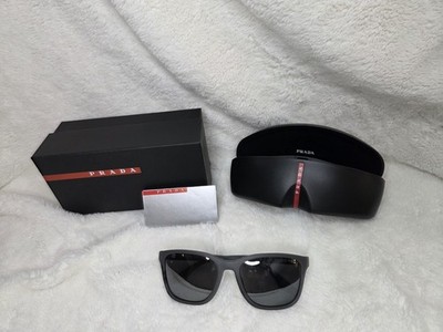 PRADA SPORT SPSO2W Black/Red Sunglasses - Unisex 