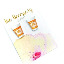 Scout Celebration Whataburger Drink Earrings The Accessory Scout