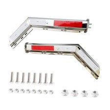 Angled Mud Flap Hanger Bracket for semi Trucks 1-1/8" Bolt Spacing 30.27"L