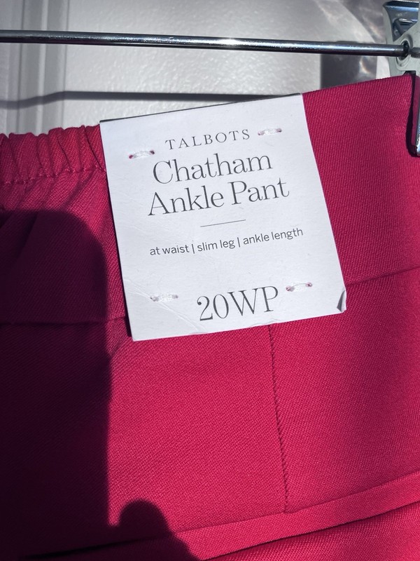 Talbots Red Pants 20WP NWT! July 4 Th !
