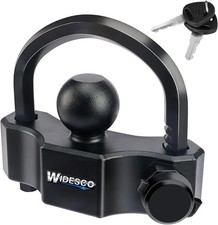 Universal Trailer Coupler Lock - Heavy Duty Anti-Theft Trailer Hitch Lock for 1-