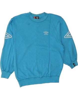UMBRO Herren Grafik Sweatshirt Pullover mittelblau Baumwolle CU40