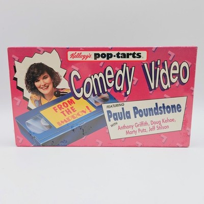 Kellogg s Pop-Tarts Comedy Video VHS Paula Poundstone 1992 Sealed Promo