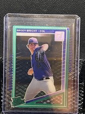 Brody Brecht 2025 Donruss Clearly Rated Prospects (SP)  #105 - Rockies