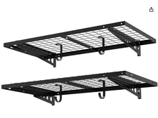 FLEXIMOUNTS 2 Pack 2x4ft Garage Storage Shelving Rack 440lbs capacity