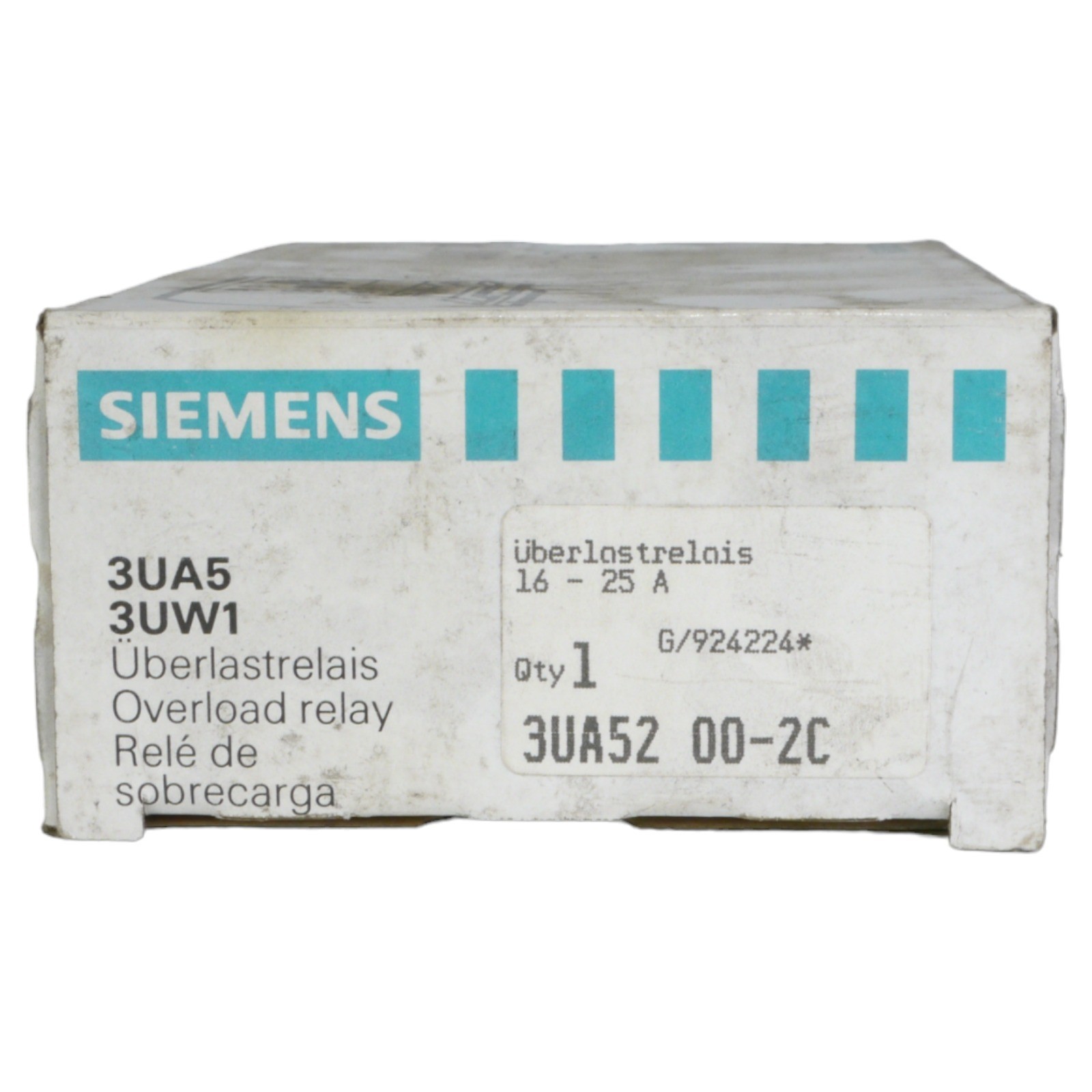 SIEMENS 3UA5200-2C ÜBERLASTRELAIS