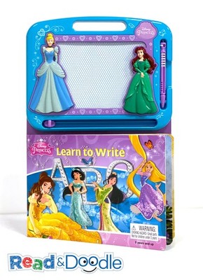 Disney Princess Learn to Write ABC Read & Doodle - Learning resources for ki...