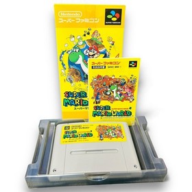 Nintendo Super Famicom Super Mario World SFC CIB Japan Unused
