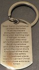 Saint Christopher Keychain Men Or Women Religious Collectible NEW — photo 2