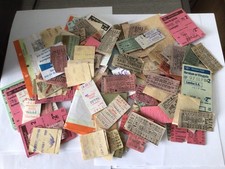 Paquet de 150+ billets de train/bus de qualité inférieure pour journaux, albums, artisanat
