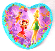 Disney Fairies 8 Heart Shaped Plastic Dinner ...
