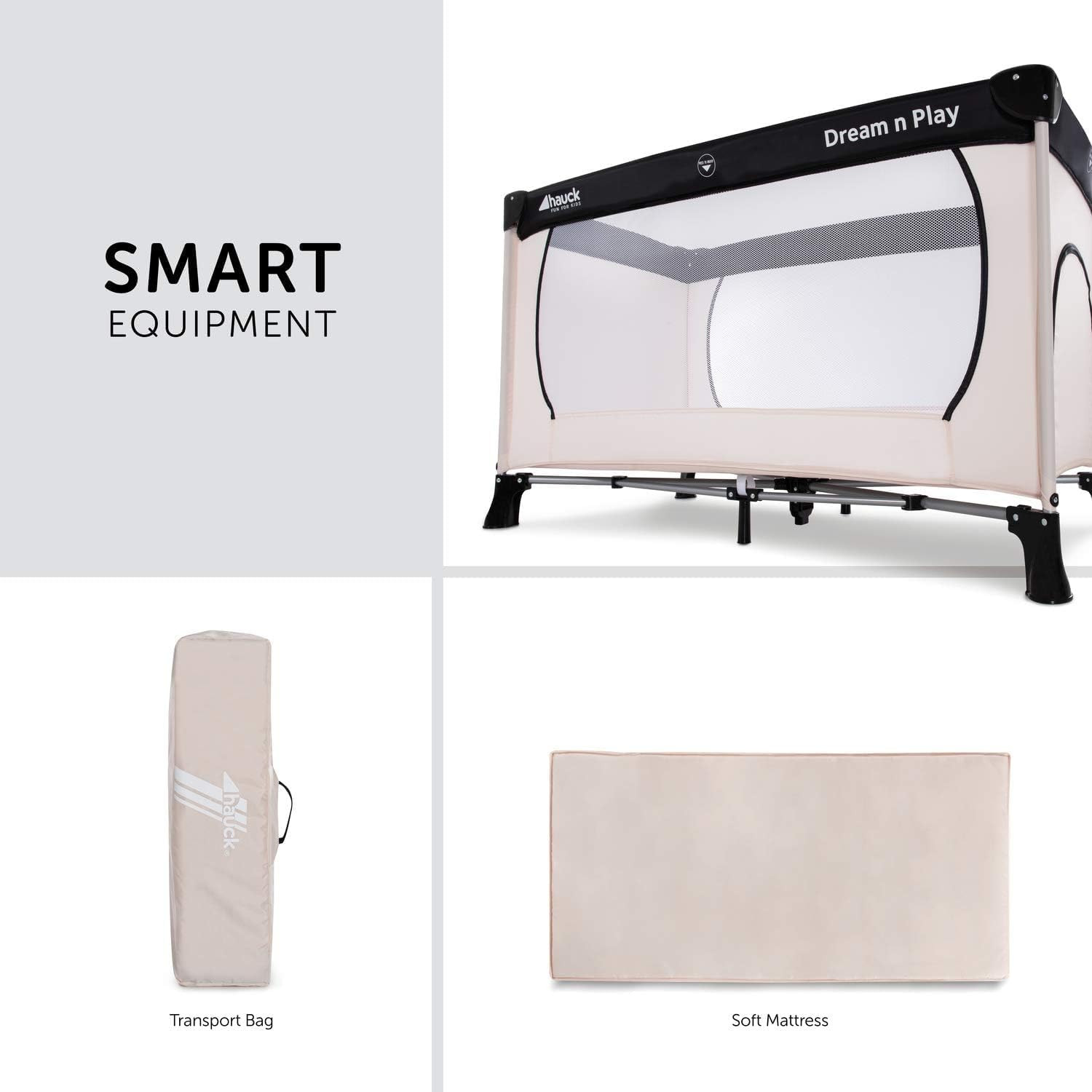 Lettino Da Viaggio Dream N Play plus - Culla Neonato Fino a 15Kg - Letto Pieghev foto 3