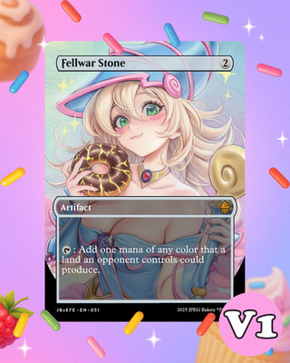 Fellwar Stone | MTG x Dark Magician Girl Premium Art Card