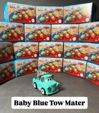 Disney Pixar Cars Mattel Mini Racers Baby Blue Tow Mater