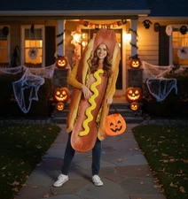 Hot Dog Vest Halloween Costume Kid or Adult One Size