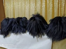 LOT OF 4.  Georgian traditional natural hat (papakha)  Black