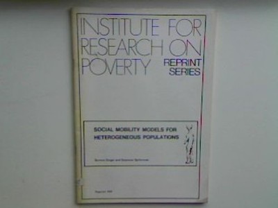 Social mobility models for heterogenous populations. - Institute for research on