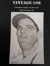 PITTSBURGH PIRATES, CINCINNATI REDS, & PHILLIES "GENE FREESE" SIGNED POSTCARD