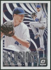 Jacob deGrom 2020 Donruss Optic #OI-1 Optic Illusions New York Mets