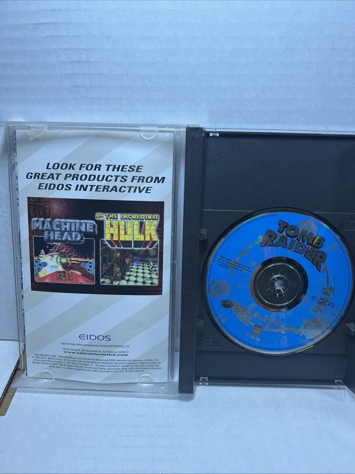 TOMB RAIDER Sega Saturn CIB Foto 4 de 4